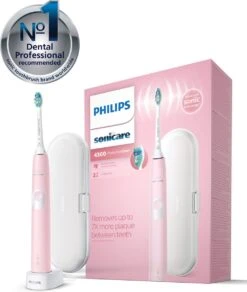 Philips 4300 Series HX6806/03 Brosse à Dents électrique Adulte Brosse à Dents à Ultrasons Rose