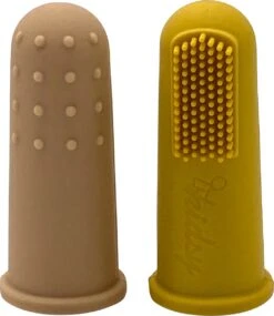 Kidsy - Brosse à Dents En Silicone Bébé - Double Face - Brosse à Dents Bébé - Sans BPA - 2 Pièces - Nude -Dentaires Appareils Magasin 1041x1200 1