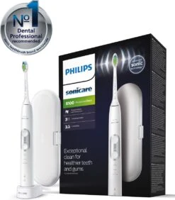 Philips Sonicare HX6877/28 Brosse à Dents électrique Adulte Brosse à Dents à Ultrasons Argent, Blanc -Dentaires Appareils Magasin 1050x1200