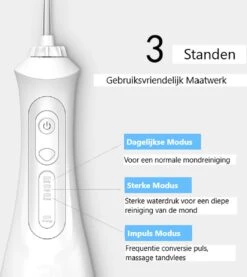 Hydropulseur - Irrigateur Oral électrique - Sans Fil Et Rechargeable - Waterpik - Tandsteen Verwijderaar -Dentaires Appareils Magasin 1069x1200 1