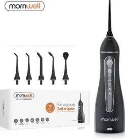 Mornwell F18 - Hydropulseur Portable - Hydropulseurs - Irrigateur Oral - Irrigateur Machines à Soie Dentaire Électrique - IPX7 Étanche - -Dentaires Appareils Magasin 1077x1200
