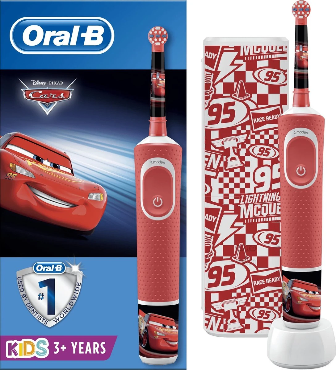 Oral B Oral-B Kids 80336901 Brosse à Dents électrique Enfant Brosse à Dents Rotative Rouge, Blanc 2 Oral B Oral-B Kids 80336901 Brosse à Dents électrique Enfant Brosse à Dents Rotative Rouge, Blanc – Image 2