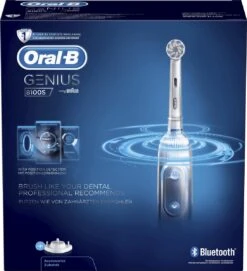 Braun Oral-B Genius 80326249 Brosse à Dents électrique Adulte Brosse à Dents Rotative Oscillante Argent, Blanc -Dentaires Appareils Magasin 1092x1200 2