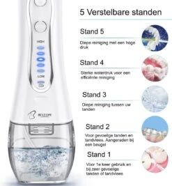BESTOPE Hydropulseur électrique - Irrigateur Buccal - Fil Dentaire - Fil Dentaire - Fil Dentaire électrique 21 BESTOPE Hydropulseur électrique - Irrigateur Buccal - Fil Dentaire - Fil Dentaire - Fil Dentaire électrique -Dentaires Appareils Magasin 1110x1200