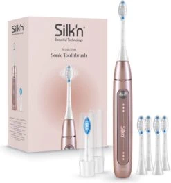Silk'n SonicYou Rose- Gold - Brosse à Dents électrique + Pack De 4 Têtes De Brosse Witte
