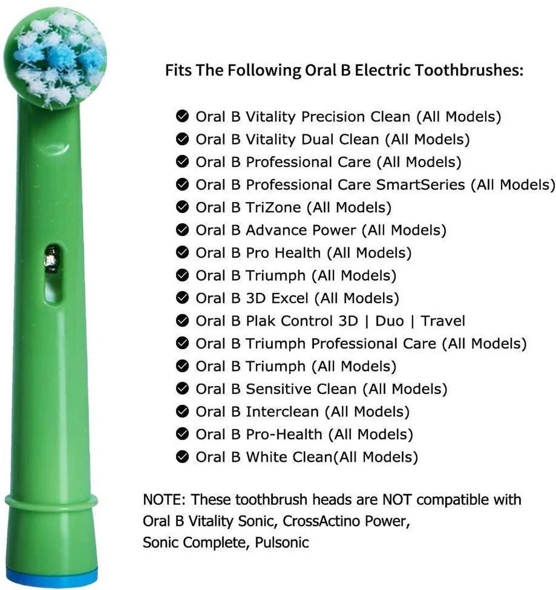 Têtes De Brosse EB-10A Pour Kids - 28 Pièces Têtes De Têtes De Brosse Oral-B - Universelles - Têtes De Brosse à Brosses à Dents électriques Têtes De Brosse - Poils Souples - Têtes De Brosse à Dents Professionnelles Pour Bébé - 28x 7 Têtes De Brosse EB-10A Pour Kids - 28 Pièces Têtes De Têtes De Brosse Oral-B - Universelles - Têtes De Brosse à Brosses à Dents électriques Têtes De Brosse - Poils Souples - Têtes De Brosse à Dents Professionnelles Pour Bébé - 28x – Image 7