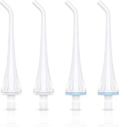 Bintoi® ISonic OptiFloss Pointes - Accessoires Pour Hydropulseur - Embouts De Jet - Kit De Remplacement Pour Hydropulseur - 4 Pièces - Wit