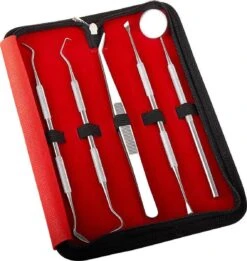 Set De Dentiste En Acier Inoxydable De Haute Qualité Avec Pochette - Outils De Dentiste - Ensemble Complet De Dentiste Avec Pochette De Rangement De Luxe - Miroir Buccal - Acier Inoxydable -Dentaires Appareils Magasin 1135x1200 1