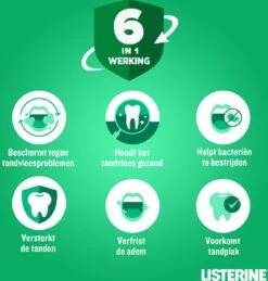 Listerine® Total Care Protection Gencives : Rince-bouche Pour Une Protection Complète De La Santé Des Gencives Avec Effet 6-en-1, à Base D’huiles Essentielles, De Fluor Et De Zinc, 500 Ml - Lot De 3 -Dentaires Appareils Magasin 1143x1200 1