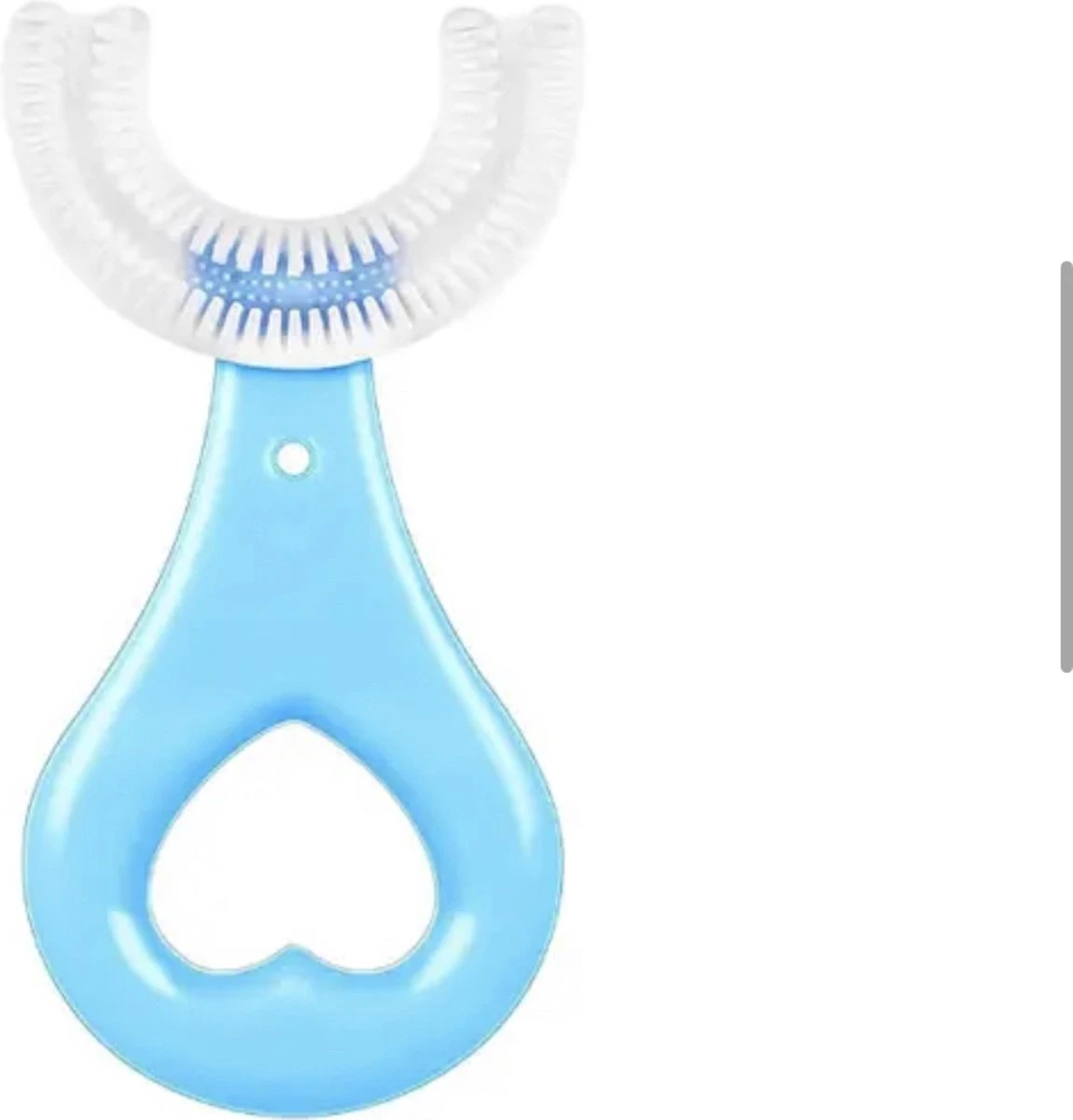 Brosse à Dents Pour Bébé - 2 à 12 Ans - En Forme De U - Brosse à Dents Pour Kinder - Brosse à Dents En Siliconen - Brosse à Dents Souple - Blauw 2 Brosse à Dents Pour Bébé - 2 à 12 Ans - En Forme De U - Brosse à Dents Pour Kinder - Brosse à Dents En Siliconen - Brosse à Dents Souple - Blauw – Image 2