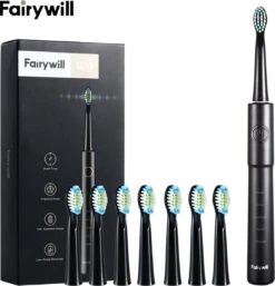 Ensemble De Brosses à Dents électriques Fairywill E11 Avec 8 Accessoires De Brosse Et étui De Voyage