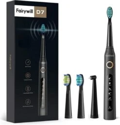 Brosse à Dents Sonique électrique Fairywill - Brosse à Dents électrique - Porte-brosse à Dents électrique - Brosse à Dents