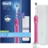 Oral B Oral-B PRO 750 CrossAction Adulte Brosse à Dents Rotative Oscillante Rose, Blanc