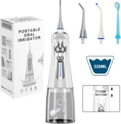 Zacro Water Flosser - Portable - Machines à Soie Dentaire Rechargeables - Irrigateur Oral électrique Professionnel - Dents Propres Et Gencives Saines - Pour La Maison, Les Voyages Et Le Office