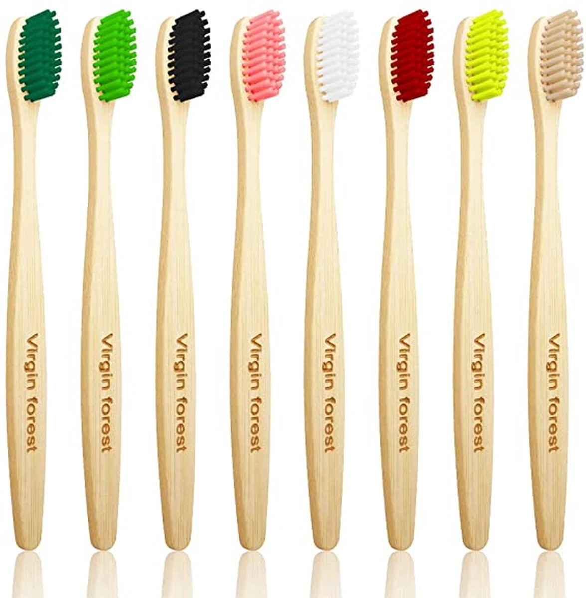 Ecorganic.nl - Soins Personnels - Dents - Brosse à Dents En Bamboe , Brosses à Dents En Bois Biodégradables En 8 Couleurs, Sans BPA, Brosse à Dents écologique Sans Plastique 2 Ecorganic.nl - Soins Personnels - Dents - Brosse à Dents En Bamboe , Brosses à Dents En Bois Biodégradables En 8 Couleurs, Sans BPA, Brosse à Dents écologique Sans Plastique – Image 2
