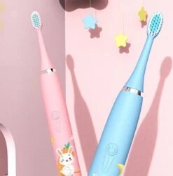 CoolHome Sonic Unicorn - Brosse à Dents Pour Enfants - Brosse à Dents Pour Tout-petits Et Enfants - Bleu Clair -Dentaires Appareils Magasin 1177x1200