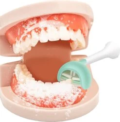 Brosse à Dents Enfants - Dernière Brosse à Dents Enfants - Brosse 3 Côtés - 3D - Blauw - 4 à 12 Ans -Dentaires Appareils Magasin 1179x1200