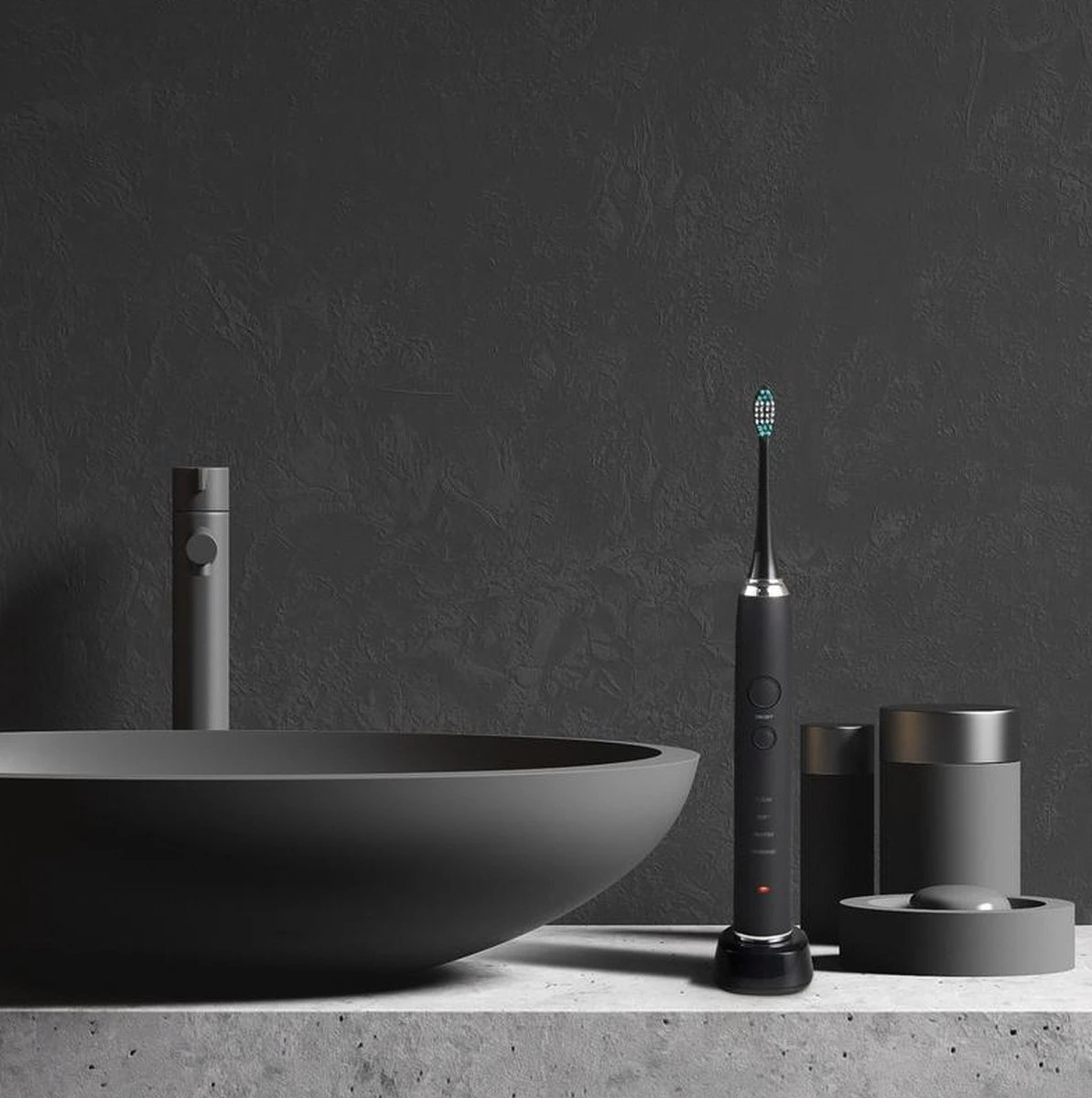 Brosse à Dents électrique - Comprend 2 Têtes De Brosse - Rechargeable - 4 Modes De Brossage 2 Brosse à Dents électrique - Comprend 2 Têtes De Brosse - Rechargeable - 4 Modes De Brossage – Image 2