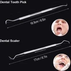 Ensemble Complet De Dentiste - Crochet Tartare De 4 Pièces - Crochet Pour Dentiste - Miroir Buccal - Outils Pour Dentiste - Soins Bucco-dentaires - Acier Inoxydable -Dentaires Appareils Magasin 1194x1200 6