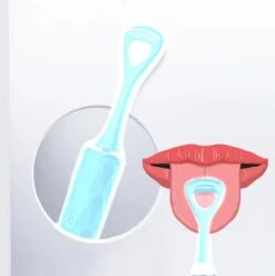 3 En 1 Détartrant - Brosse à Dents électrique - Brosse à Langue - 5 Embouts - Plaque Dentaire - Polissoir à Dents - Bleu -Dentaires Appareils Magasin 1195x1200 5