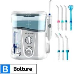 Hydropulseur Bolture - Irrigateur Oral - Détartrage Électrique - Décapant De Plaque Dentaire - Dent Flosser Flosser - 1L