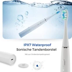 Brosse à Dents électrique Sonique Avec Application - Plus De 600 Programmes De Brossage - 43 000 Prm - 200x Plus Efficace - 5 Modes - Étanche IPX7 - White Pure -Dentaires Appareils Magasin 1197x1200 4