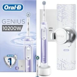 Oral B Oral-B Genius 80326278 Brosse à Dents électrique Adulte Brosse à Dents Rotative Oscillante Violet, Blanc -Dentaires Appareils Magasin 1198x1200 27