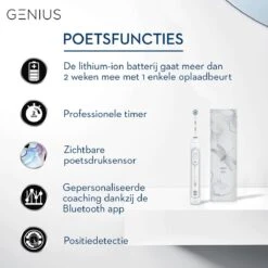 Oral B Oral-B Genius 80326457 Brosse à Dents électrique Adulte Brosse à Dents Rotative Oscillante Blanc 26 Oral B Oral-B Genius 80326457 Brosse à Dents électrique Adulte Brosse à Dents Rotative Oscillante Blanc -Dentaires Appareils Magasin 1198x1200 3