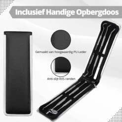 AdroitGoods Ensemble De Dentiste En Acier Inoxydable 7 Pièces - Crochet Et Miroir Inclus - Cure- Cure-dents - Plaque - Ensemble De Soins Des Dents -Dentaires Appareils Magasin 1198x1200 40