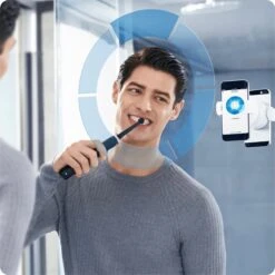 Oral B Oral-B Genius 80326180 Brosse à Dents électrique Adulte Brosse à Dents Rotative Oscillante Noir, Blanc -Dentaires Appareils Magasin 1199x1200 1