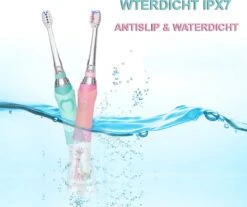 Brosse à Dents électrique Pour Enfants - Fille Et Garçon - De 3 à 12 Ans - Brosse à Dents Pour Enfants Sur Pile (1x AAA Non Incluse) - Étanche - Avec LED - 3x Têtes De Brosse - Minuterie Intelligente - Vert -Dentaires Appareils Magasin 1200x1008