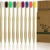 Brosse à Dents En Bamboe- 10 Pièces - Poils Souples Naturels - Respectueux De L'environnement - Enfants