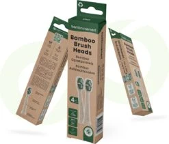 Têtes De Brosse En Bamboe - Sonicare - 4 Pièces - Fabriquées En Bamboe De L'environnement - Testées Par Des Dentistes - Poils à Base De Plantes - Technologie Sonic -Dentaires Appareils Magasin 1200x1027 3