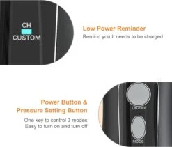 Mornwell Série 1400 - Hydropulseur Sans Fil - 5 Brosses - 1400 PSI - 4 Modes - Étanche IPX7 - Antidérapant -Dentaires Appareils Magasin 1200x1027 7