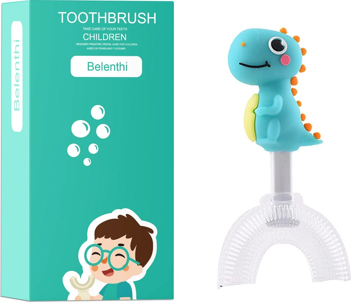 Brosse à Dents Pour Bébé Et Enfant - Brosse à Dents Manuelle Pour Enfant - 2 à 12 Ans - Brossage En U 360 Degrés 2 Brosse à Dents Pour Bébé Et Enfant - Brosse à Dents Manuelle Pour Enfant - 2 à 12 Ans - Brossage En U 360 Degrés – Image 2