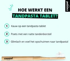 CHOISISSEZ Les Comprimés De Dentifrice Avec Pot De Recharge En Bamboe - Boîte De Démarrage - 90 Comprimés - Durable - Recommandé Par Les Dentistes - Zéro Déchet - Végétalien - Fluorure - Écologiquement Responsable -Dentaires Appareils Magasin 1200x1038 1