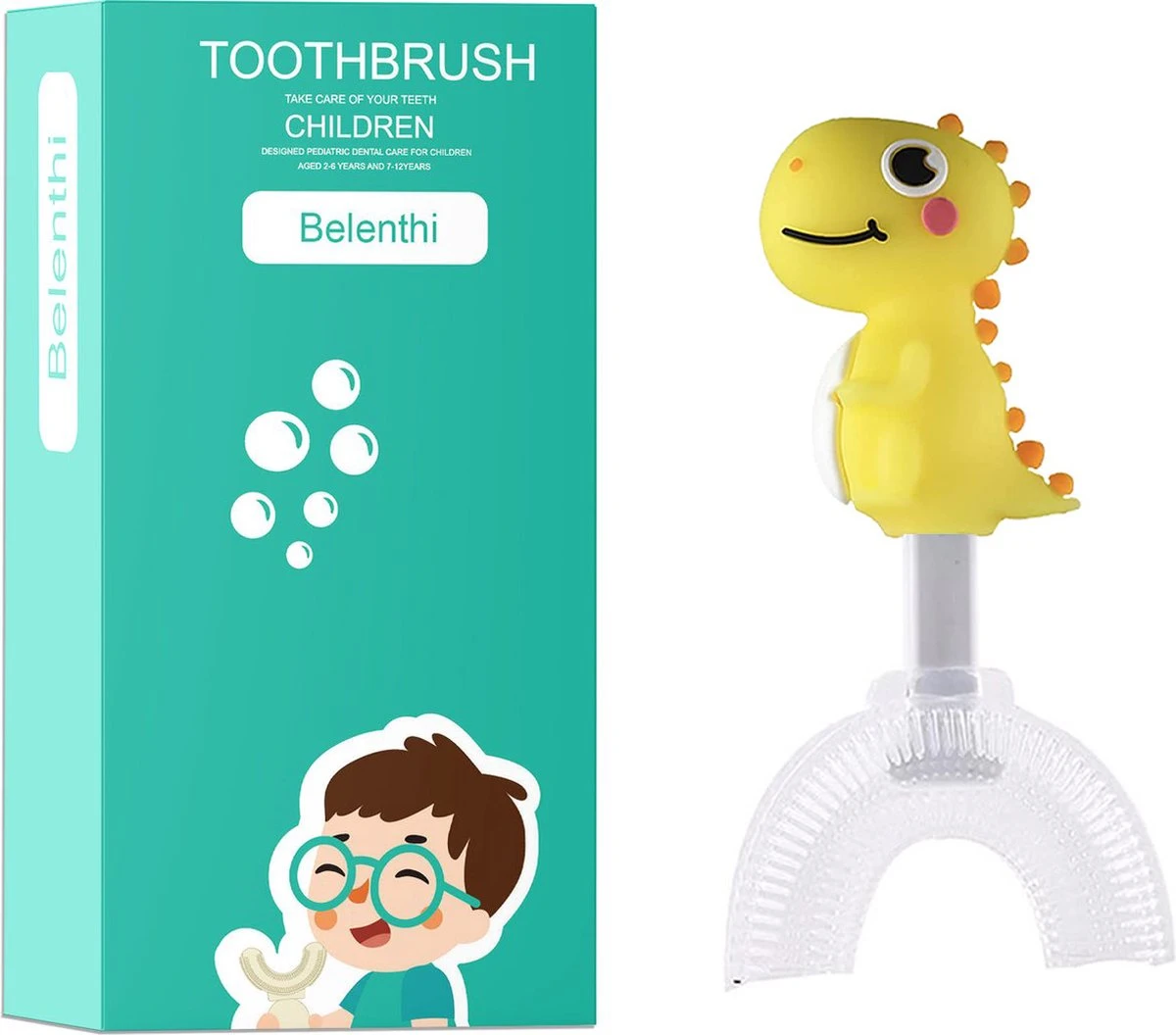 Brosse à Dents Pour Bébé Et Enfant- Brosse à Dents Manuelle Pour Enfant - 2 à 12 Ans- Brosse à Dents En Forme De U Enfant 2 Brosse à Dents Pour Bébé Et Enfant- Brosse à Dents Manuelle Pour Enfant - 2 à 12 Ans- Brosse à Dents En Forme De U Enfant – Image 2