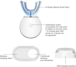 Brosse à Dents à 360 Degrés - Brosse à Dents électrique - Blanchiment Des Dents - Blanchiment Des Dents - UV - Soins Bucco-dentaires - Dents Witte -Dentaires Appareils Magasin 1200x1060