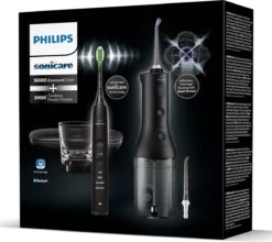 Philips Sonicare 9000 Diamond Clean Zwart (HX9911/09) + Power Flosser 3000 Oral Irrigator Zwart (HX3806/33) - Brosse à Dents électrique Et Flosser -Dentaires Appareils Magasin 1200x1068 2