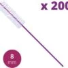 Brossettes Ragers Lactona - Large 8mm - Violet - 200 Pièces - Pack économique