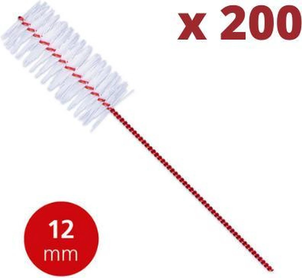 Brossettes Ragers Lactona - XX-Large 12mm - Rouge Foncé - 200 Pièces - Forfait Avantage 1 Brossettes Ragers Lactona - XX-Large 12mm - Rouge Foncé - 200 Pièces - Forfait Avantage