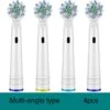 Recharge De Têtes De Brosse De Blanchiment 3D Multi -angles 4 Pièces Pour Le Remplacement Des Têtes De Brosse Pour Brosse à Dents