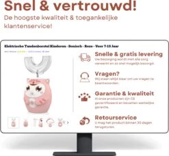 Brosse à Dents Pour Kinder - Électronique - Sonic - Rose - 8-15 Ans - Brosse à Dents Électrique Pour Enfants -Dentaires Appareils Magasin 1200x1110