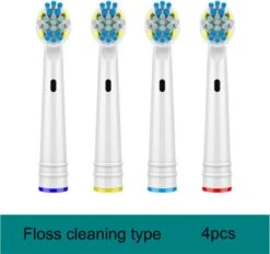 Recharge De Têtes De Brosse De Blanchiment 3D Floss 4Pcs Pour Le Remplacement Des Têtes De Brosse Pour Brosse à Dents