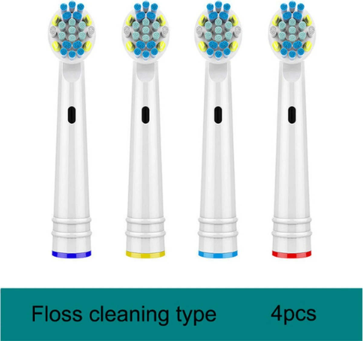 Recharge De Têtes De Brosse De Blanchiment 3D Floss 4Pcs Pour Le Remplacement Des Têtes De Brosse Pour Brosse à Dents 1 Recharge De Têtes De Brosse De Blanchiment 3D Floss 4Pcs Pour Le Remplacement Des Têtes De Brosse Pour Brosse à Dents