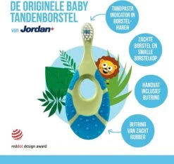 Jordan Step 1 Brosse à Dents Pour Bébé, 0 à 2 Ans, Brosses Douces, Sans BPA Par Jordan (lot De 4) -Dentaires Appareils Magasin 1200x1137 3