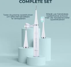 Détartrant électrique - Brosse à Dents - Embout Brosse à Dents - 5 Embouts - Set Dentiste - Rechargeable - 5 Positions - Miroir Dentiste -Dentaires Appareils Magasin 1200x1139 3