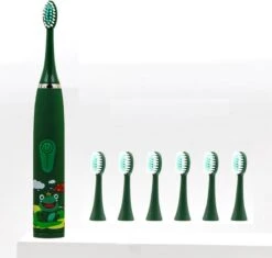 CoolHome Sonic Frog - Brosse à Dents électrique Adaptée Aux Tout-petits Et Aux Enfants - Brosse à Dents Pour Enfants - Vert -Dentaires Appareils Magasin 1200x1140