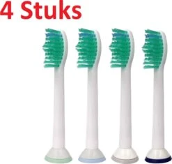 Tête De Brosse De Rechange Universelle Pour Philips Sonicare - Tête De Brosse Pour Accessoires Avec Cheveux Doux - Ensemble De 4
