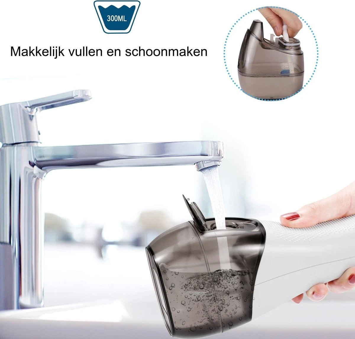 BESTOPE Hydropulseur électrique - Irrigateur Buccal - Fil Dentaire - Fil Dentaire - Fil Dentaire électrique 3 BESTOPE Hydropulseur électrique - Irrigateur Buccal - Fil Dentaire - Fil Dentaire - Fil Dentaire électrique – Image 3